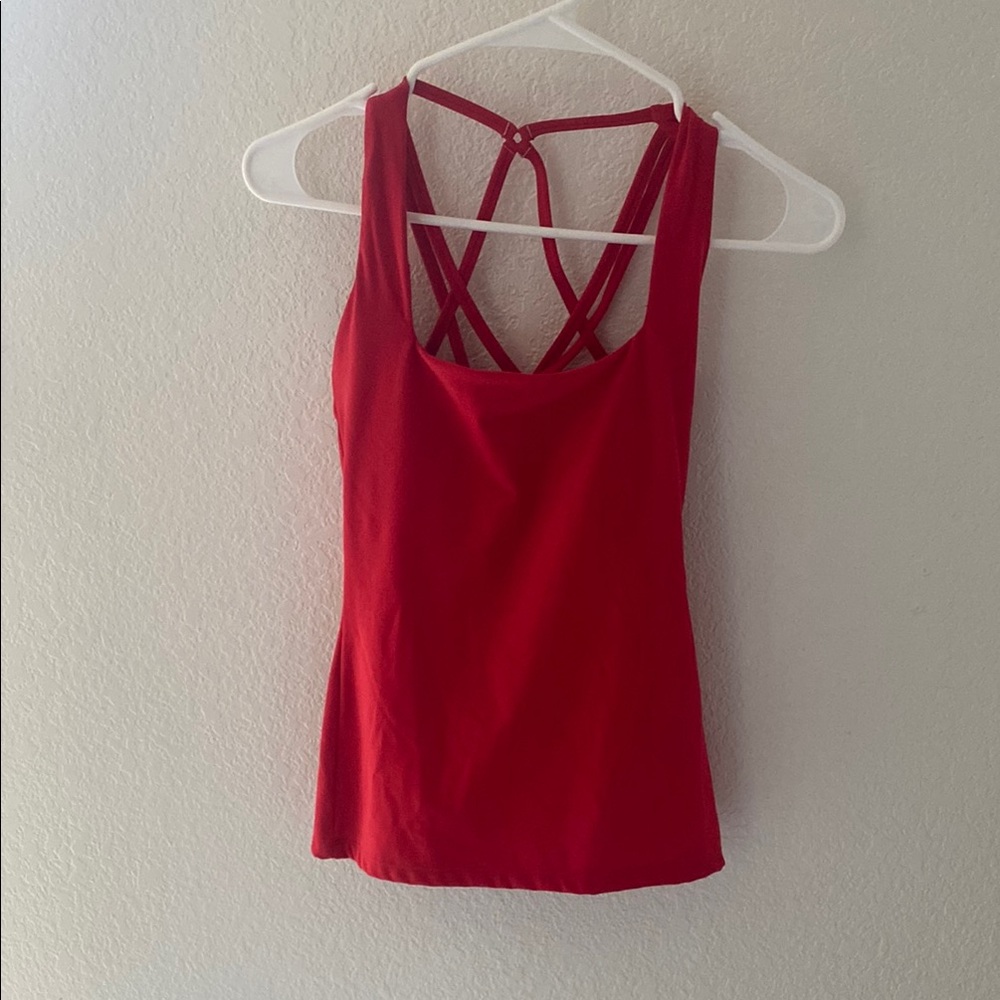 BuffBunny Revolution Strappy Tank -Salsa Red
